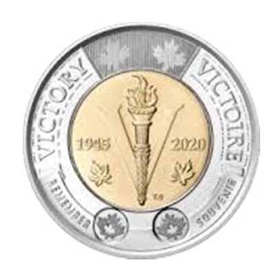 2020 $2 Coin - 75th Anniversary - End of WWII